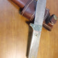 FX-011 Buffalo Horn Handle Knife w/ ball bearing steel blade (52100 steel)