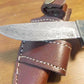 FX-011 Buffalo Horn Handle Knife w/ ball bearing steel blade (52100 steel)