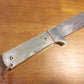 FX-011 Buffalo Horn Handle Knife w/ ball bearing steel blade (52100 steel)