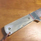 FX-011 Buffalo Horn Handle Knife w/ ball bearing steel blade (52100 steel)