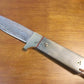 FX-011 Buffalo Horn Handle Knife w/ ball bearing steel blade (52100 steel)