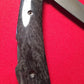 FD-008 Bull Horn Handle Folding Knife w/ ball bearing steel blade (52100 steel)