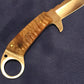 FX-103 Ram Horn Razor Knife D2 Steel Castrating Knife with ring