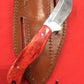 FX-034 D2 STEEL SKINNING KNIFE  BONE HANDLE
