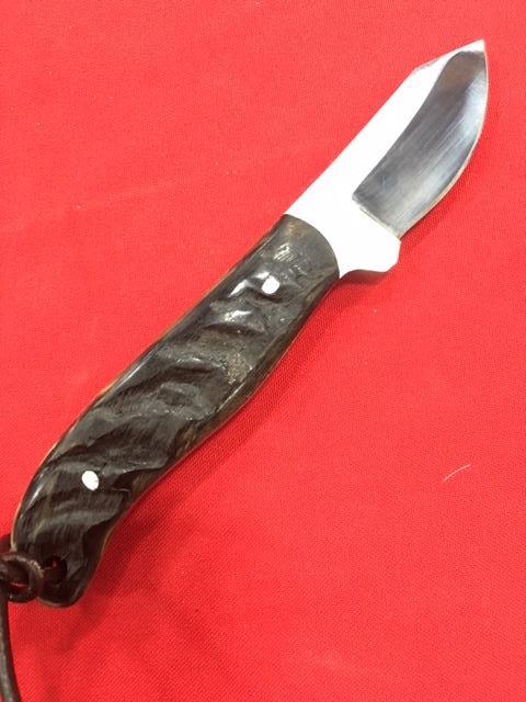 FX-035 Ram Horn handle skinning knife w/ D2 Steel blade