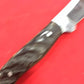 FX-035 Ram Horn handle skinning knife w/ D2 Steel blade