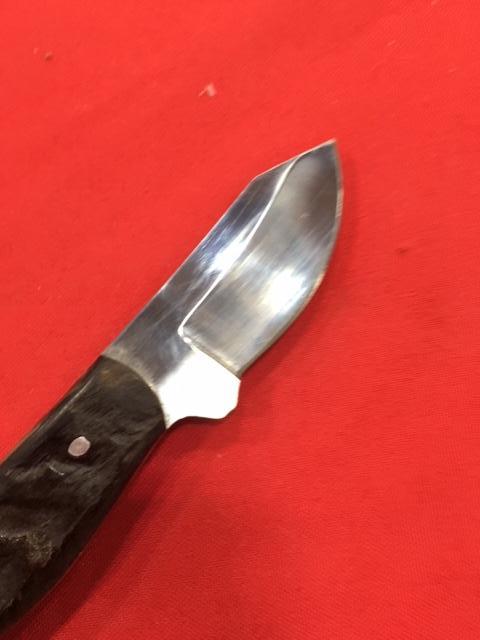 FX-035 Ram Horn handle skinning knife w/ D2 Steel blade