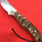 FX-035 Ram Horn handle skinning knife w/ D2 Steel blade