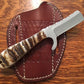 FX-101 Ram Horn Razor Knife  D2 Steel Castrating Knife