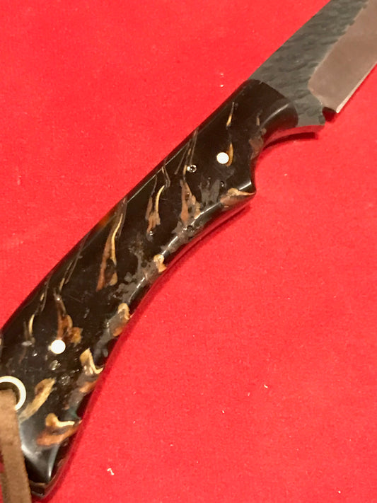 FX-058 Pine Cone Handle  D 2 Steel Hunting Knife
