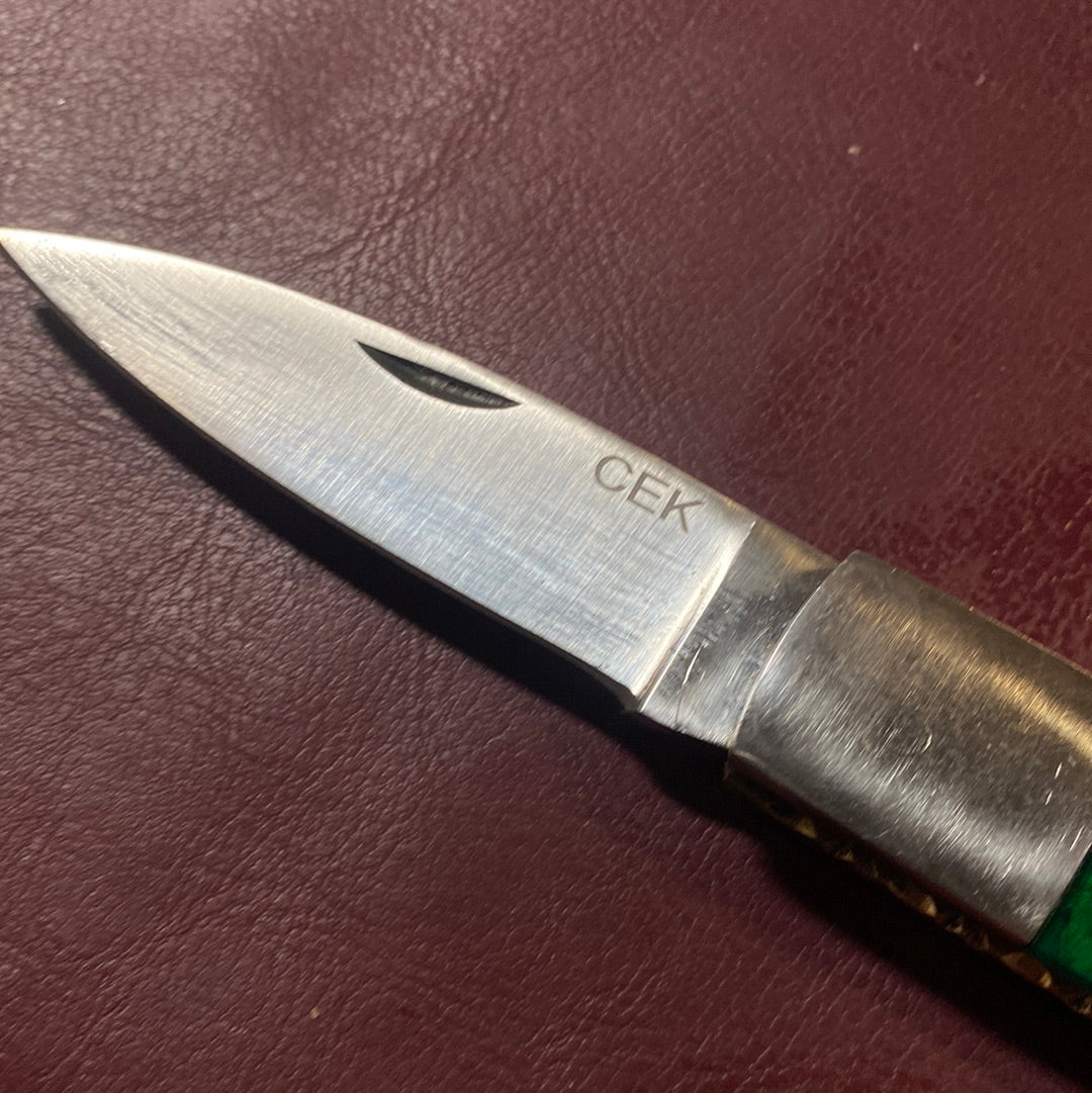 FD-044 Pine Cone Handle D2 STEEL Blade Knife