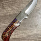 FX-080 PINE CONE HANDLE D2 STEEL FIXED BLADE KNIFE