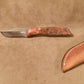 FX-049 RED POPPY JASPER STEEL FILE HUNTING KNIFE