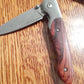 FD-046 Mesquite Handle Folding Knife w/ pocket clip
