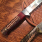 FX-124 PINE CONE HANDLE 440c STEEL BLADE KNIFE