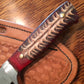 FX-124 PINE CONE HANDLE 440c STEEL BLADE KNIFE