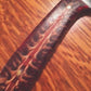 FX-084 PINE CONE HANDLE STONE WASHED  440c STEEL BLADE KNIFE