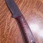 FX-084 PINE CONE HANDLE STONE WASHED  440c STEEL BLADE KNIFE