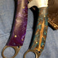 FX-054 Pine Cone Handle Razor Knife  440c Steel Castrating Knife / Bull Cutter