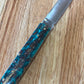FX-055 Pine Cone Handle 440c steel  pocket knife / green