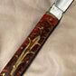 FX-056 Pine Cone Handle 440c steel  pocket knife / red