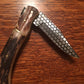 FD-056 Stag Horn Handle Folding Knife with Stainless steel blade