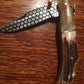 FD-056 Stag Horn Handle Folding Knife with Stainless steel blade